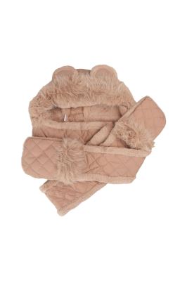 ست شال و کلاه ساده