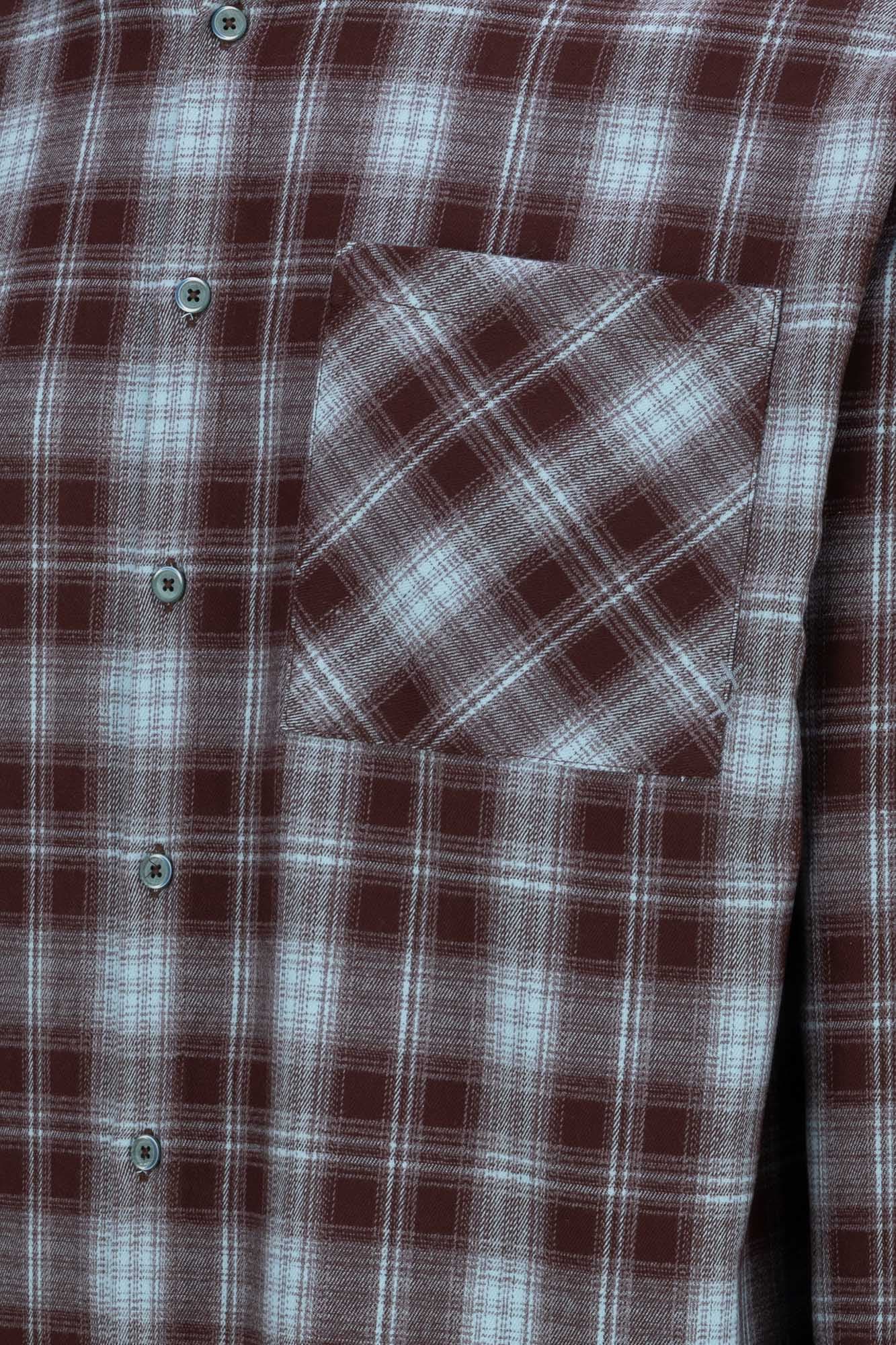 پیراهن آستین بلند چهارخانه