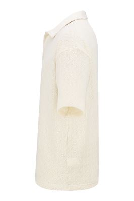 پولوشرت آستین کوتاه ژاکارد