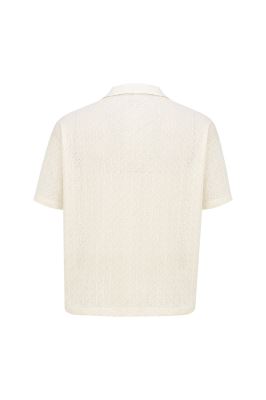 پولوشرت آستین کوتاه ژاکارد