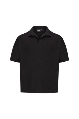 پولوشرت آستین کوتاه ژاکارد