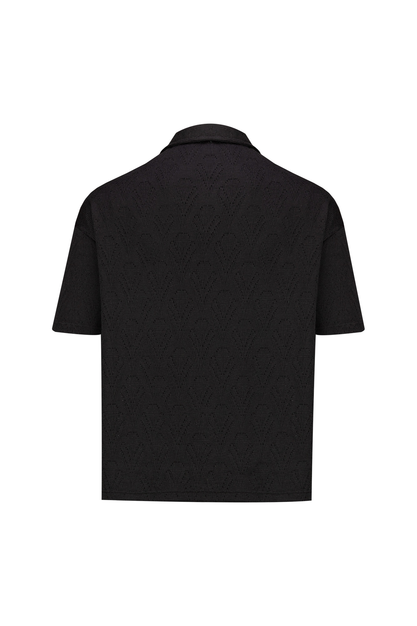 پولوشرت آستین کوتاه ژاکارد