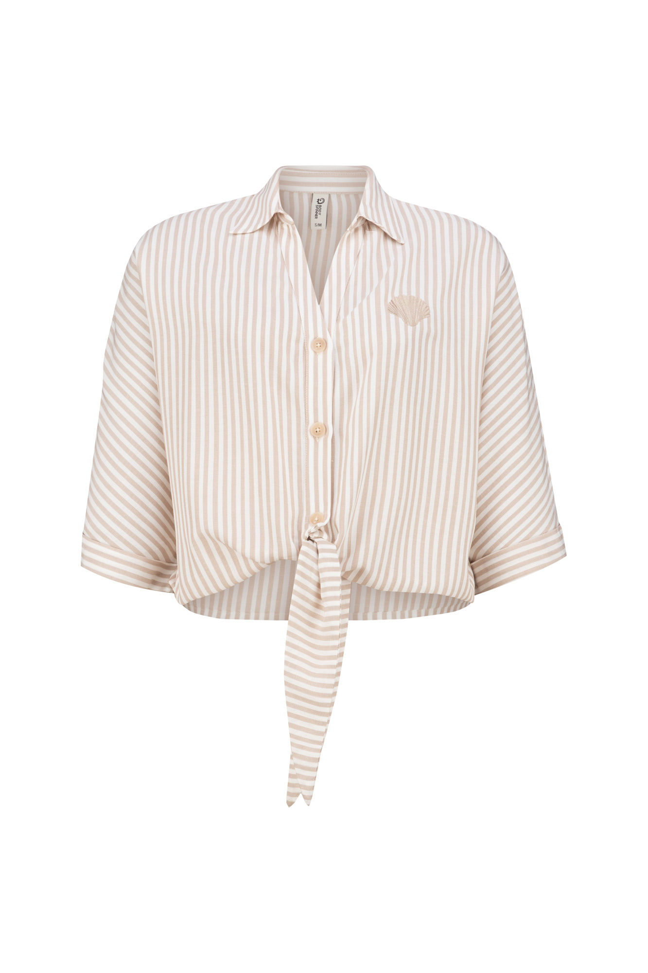 شومیز آستین کوتاه راه راه