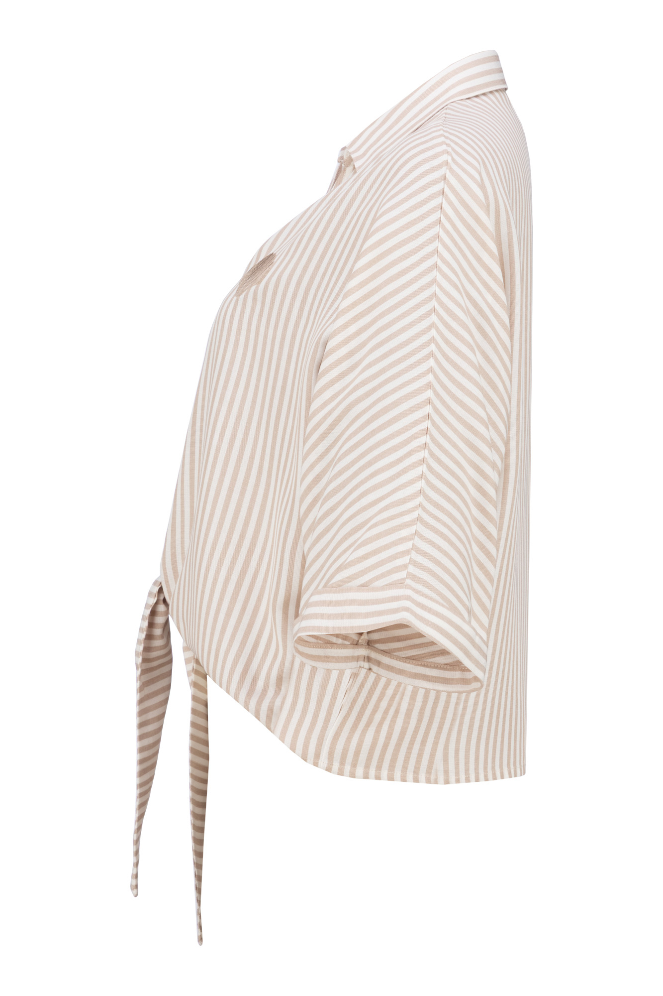 شومیز آستین کوتاه راه راه