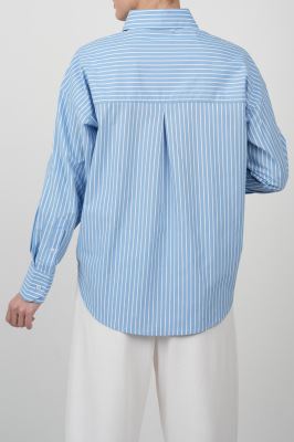 شومیز آستین بلند چاپ و گلدوزی