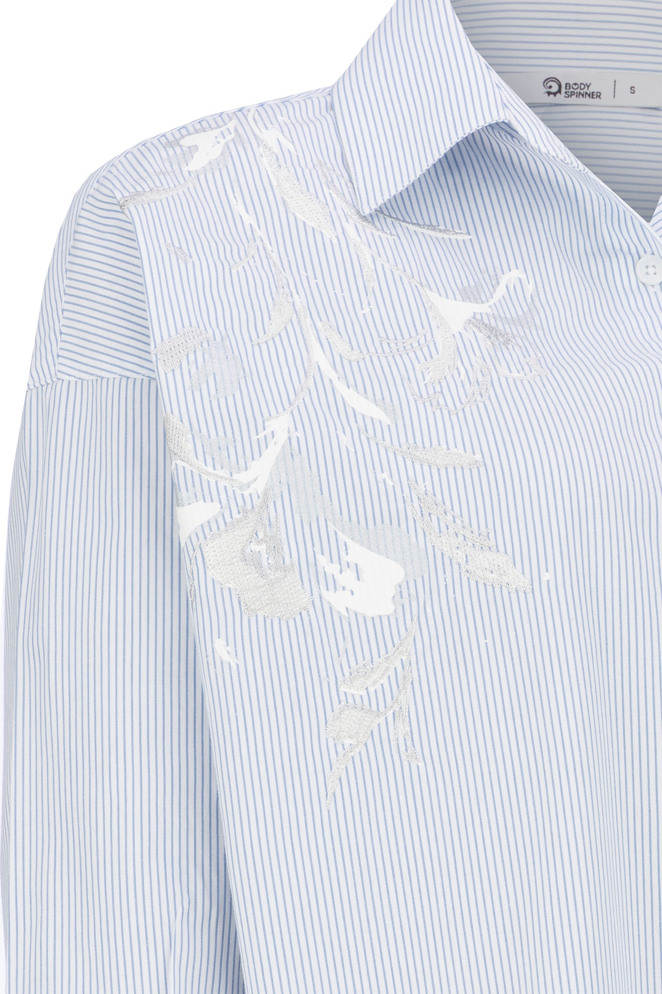 شومیز آستین بلند چاپ و گلدوزی