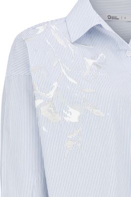 شومیز آستین بلند چاپ و گلدوزی