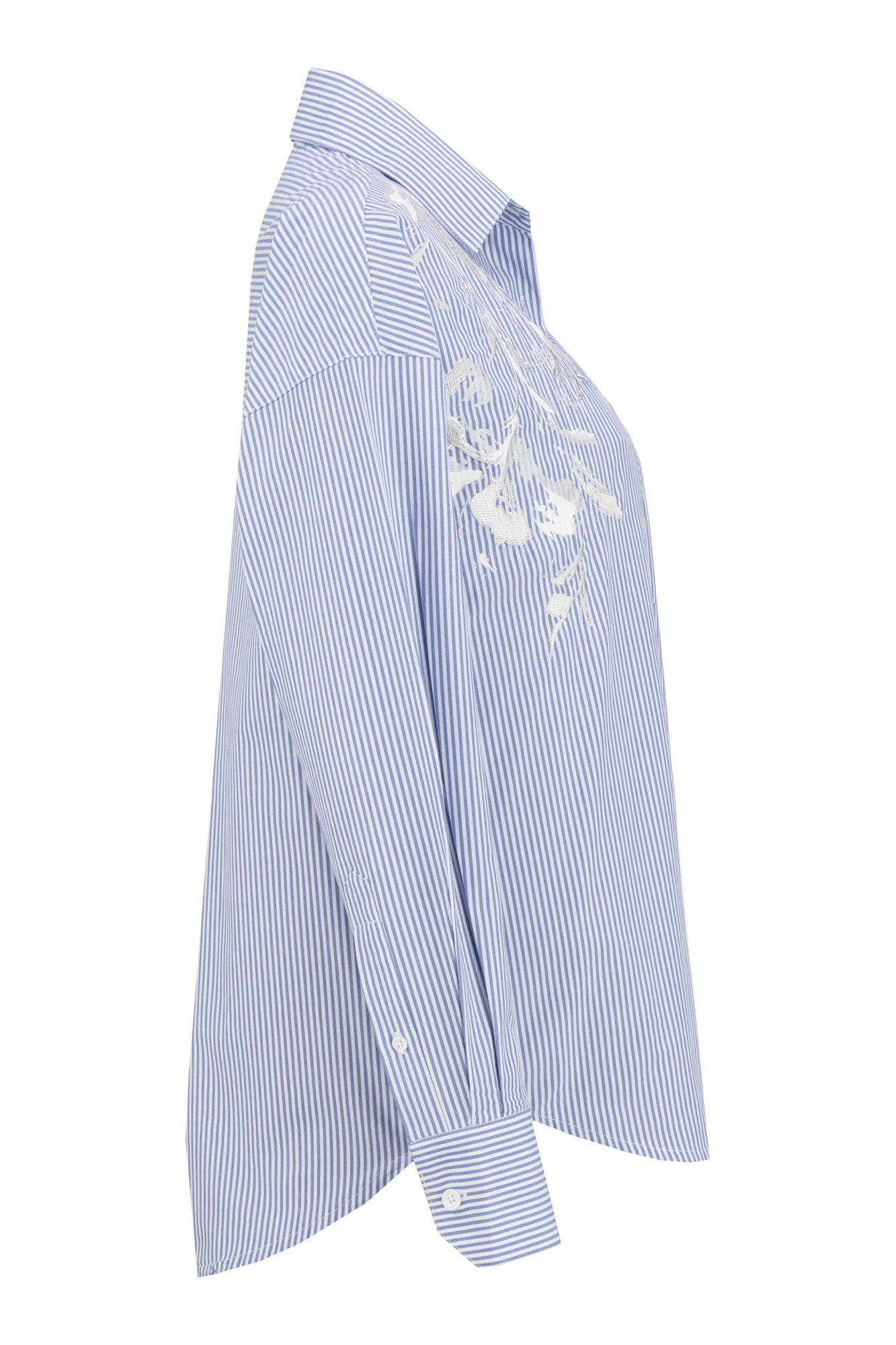 شومیز آستین بلند چاپ و گلدوزی