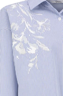 شومیز آستین بلند چاپ و گلدوزی