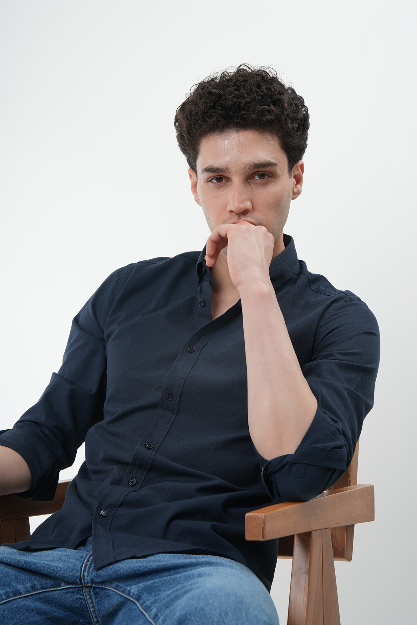 پیراهن آستین بلند ساده