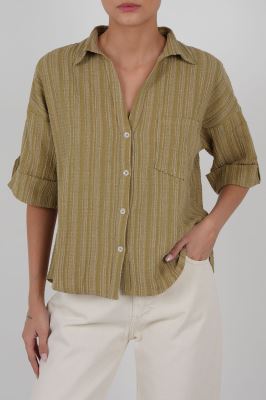 شومیز آستین کوتاه طرحدار