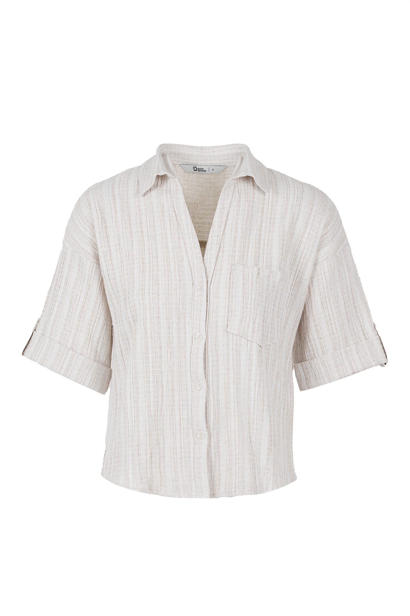 شومیز آستین کوتاه طرحدار