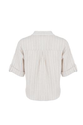 شومیز آستین کوتاه طرحدار