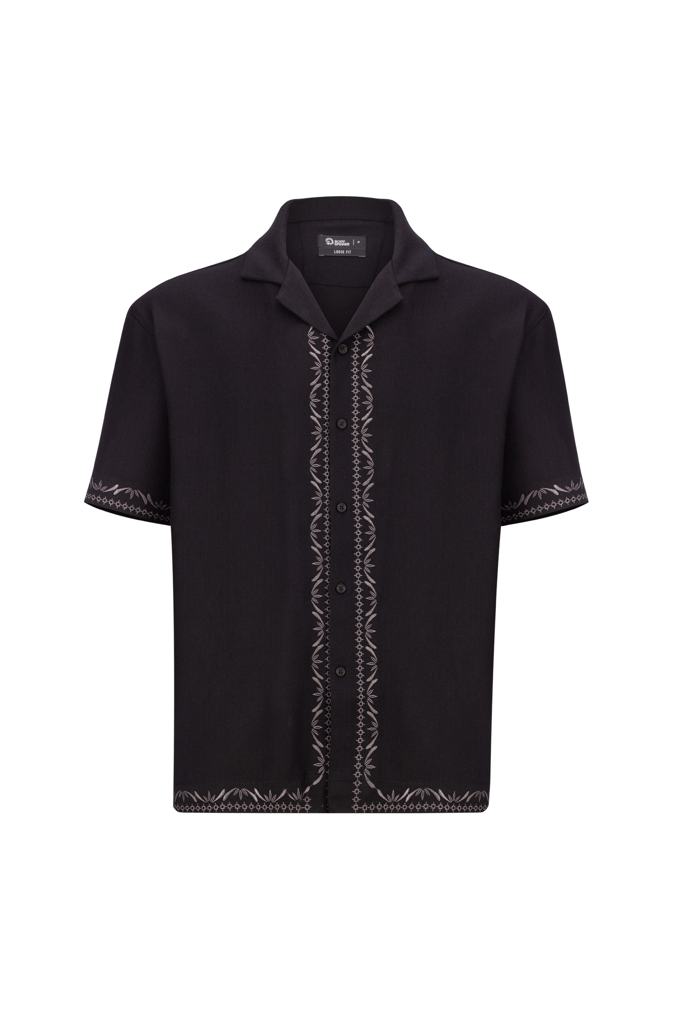 پیراهن آستین کوتاه گلدوزی