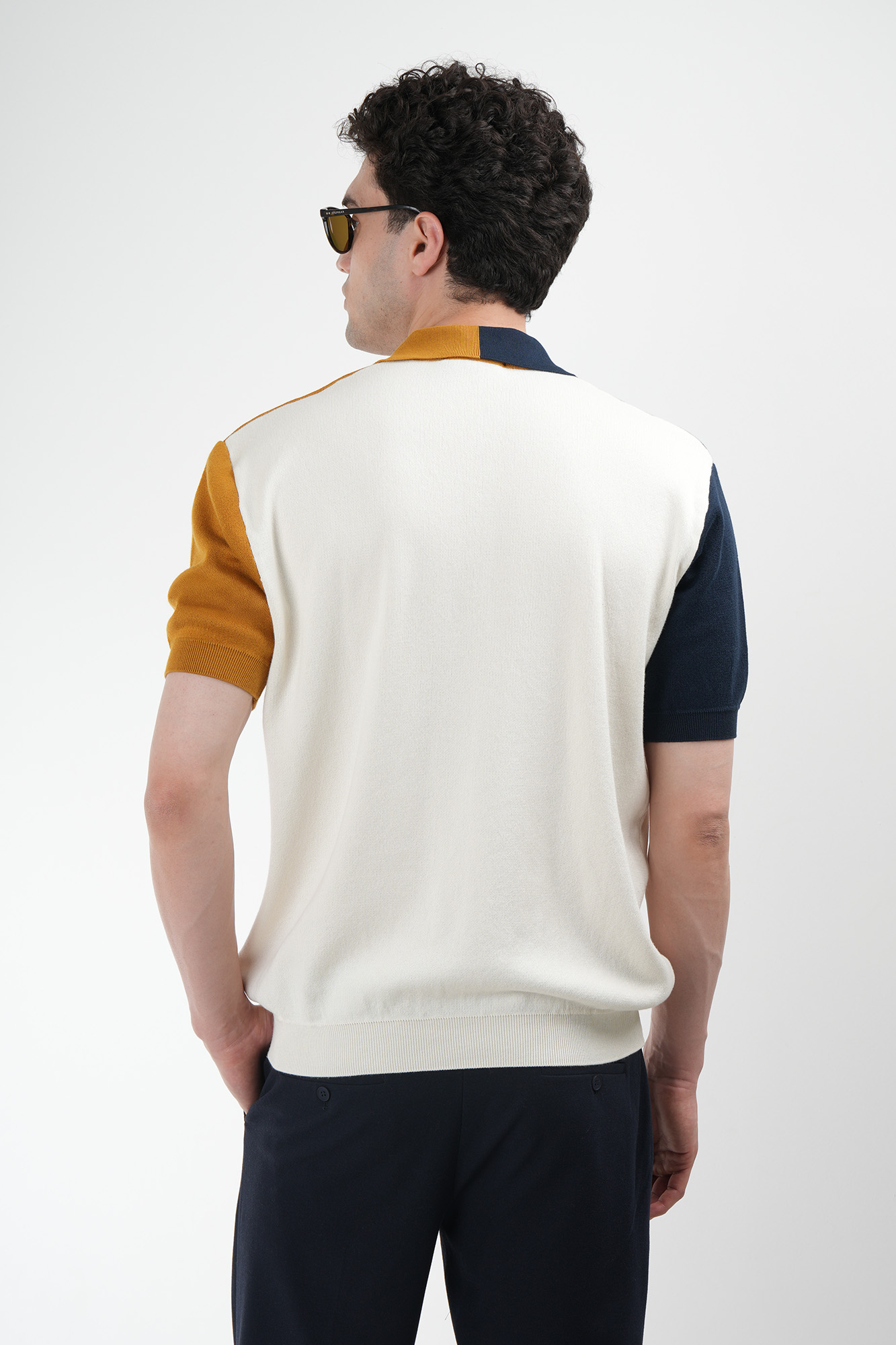 پولوشرت آستین کوتاه بافت