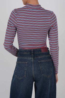 تیشرت آستین بلند راه راه