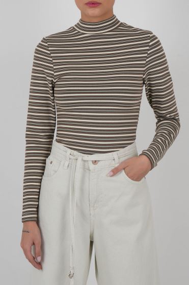 تیشرت آستین بلند راه راه