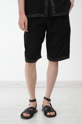 شلوارک پارچه ای گلدوزی