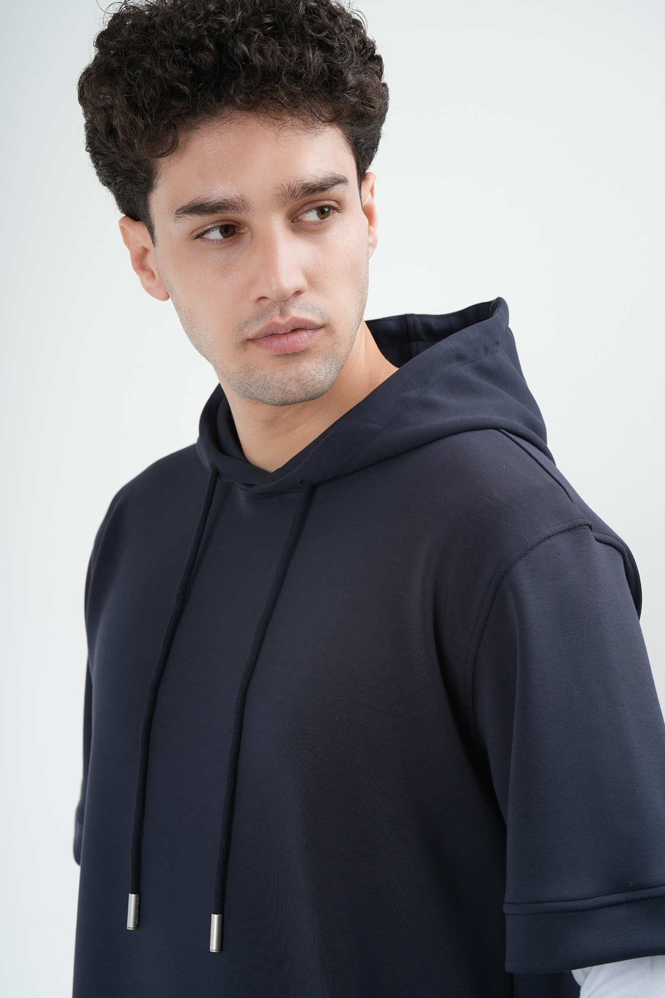 هودی آستین کوتاه ساده