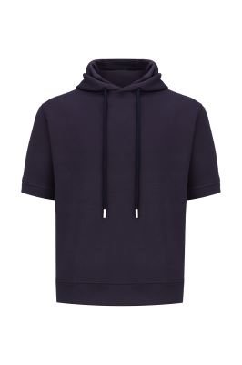 هودی آستین کوتاه ساده