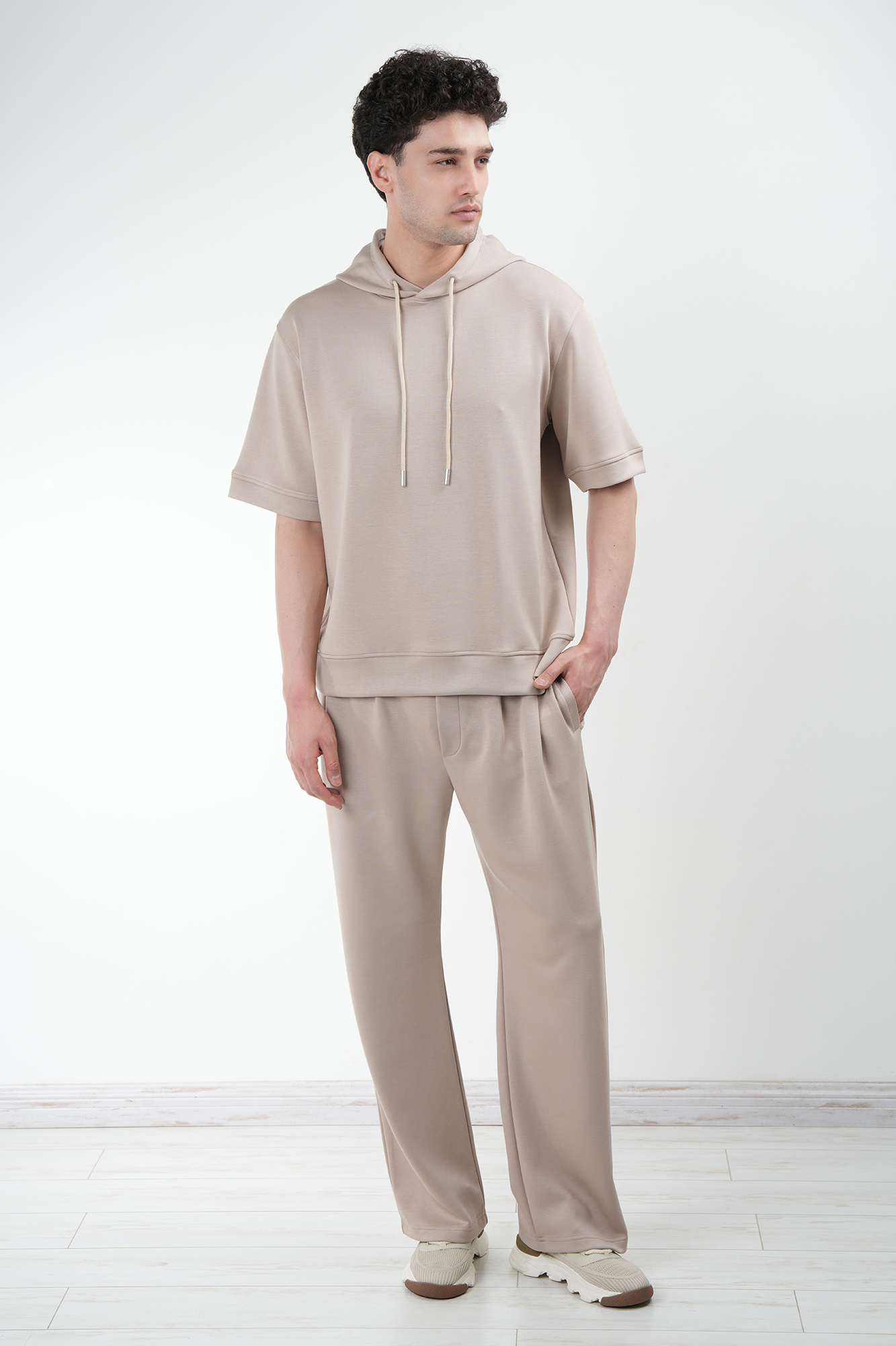 هودی آستین کوتاه ساده