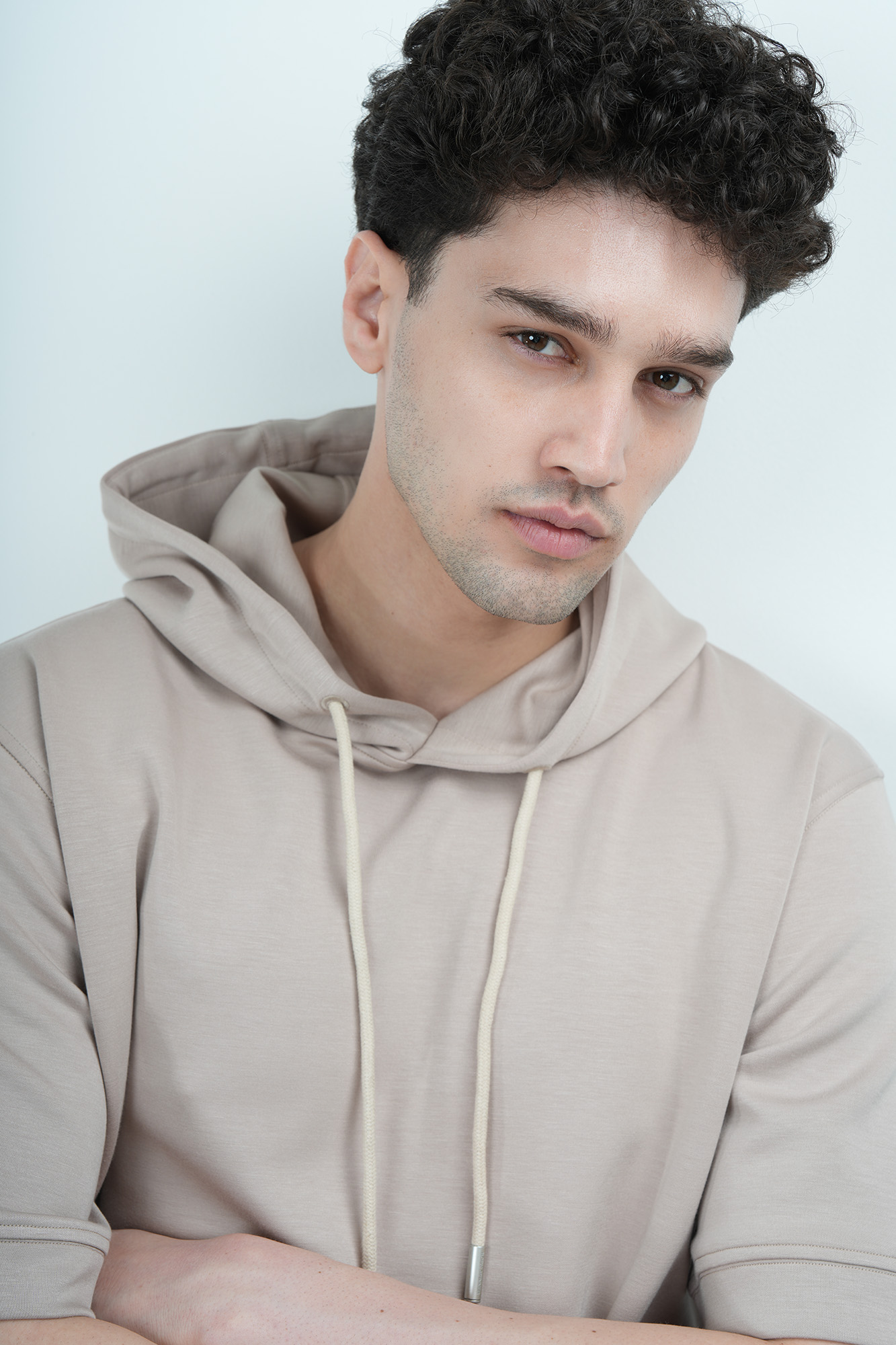 هودی آستین کوتاه ساده