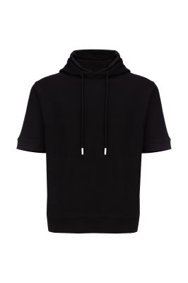 هودی آستین کوتاه ساده