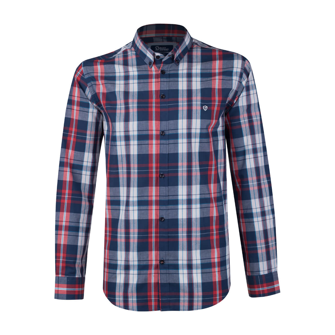 پیراهن آستین بلند یقه دار