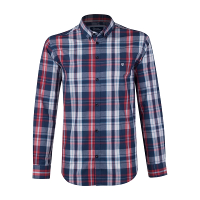 پیراهن آستین بلند یقه دار