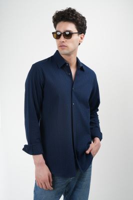 پیراهن آستین بلند راه راه