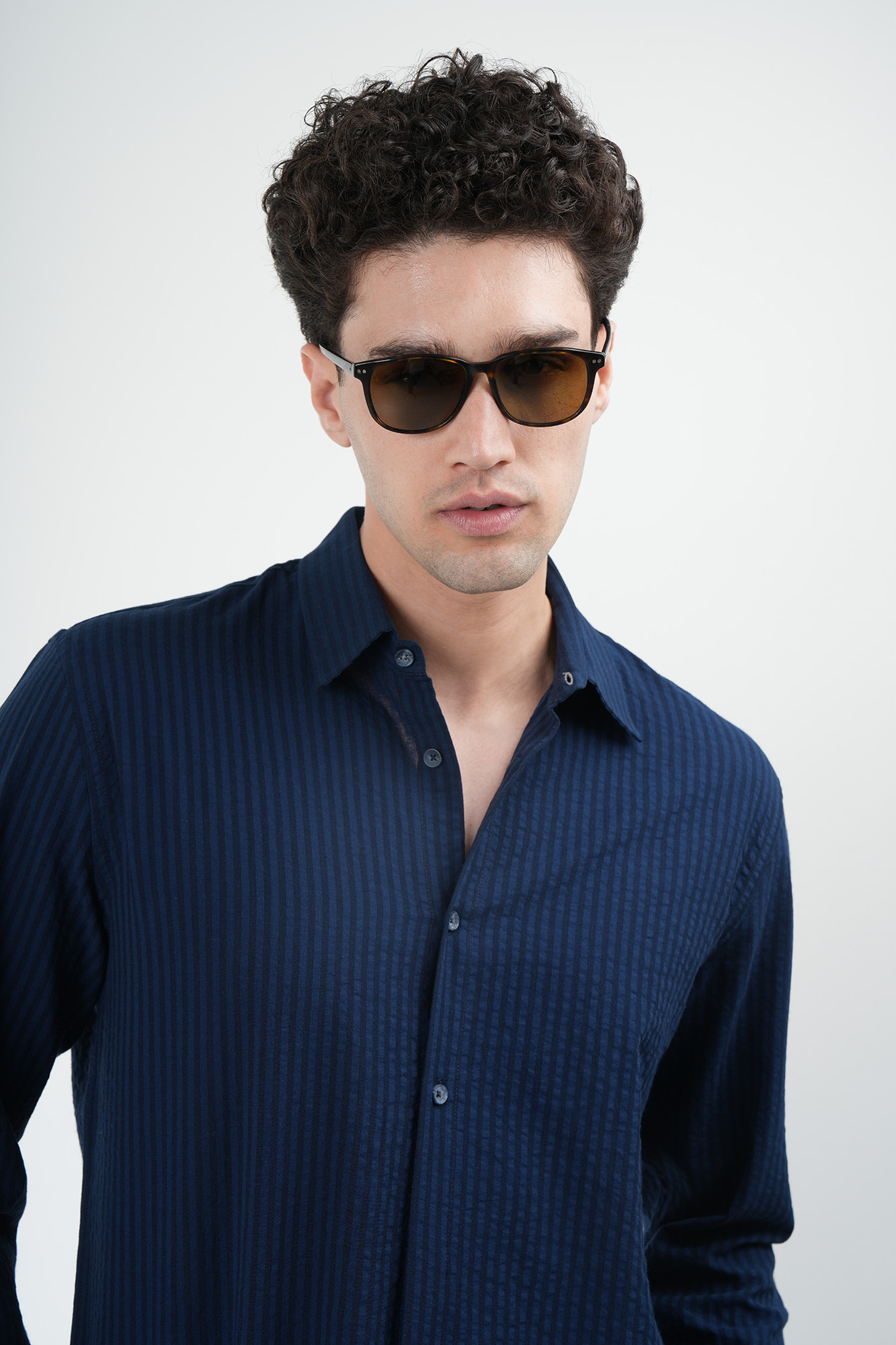 پیراهن آستین بلند راه راه