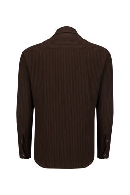 پیراهن آستین بلند راه راه