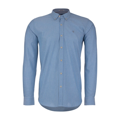 پیراهن آستین بلند یقه دار