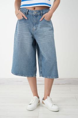 شلوارک جین بگی