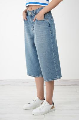 شلوارک جین بگی