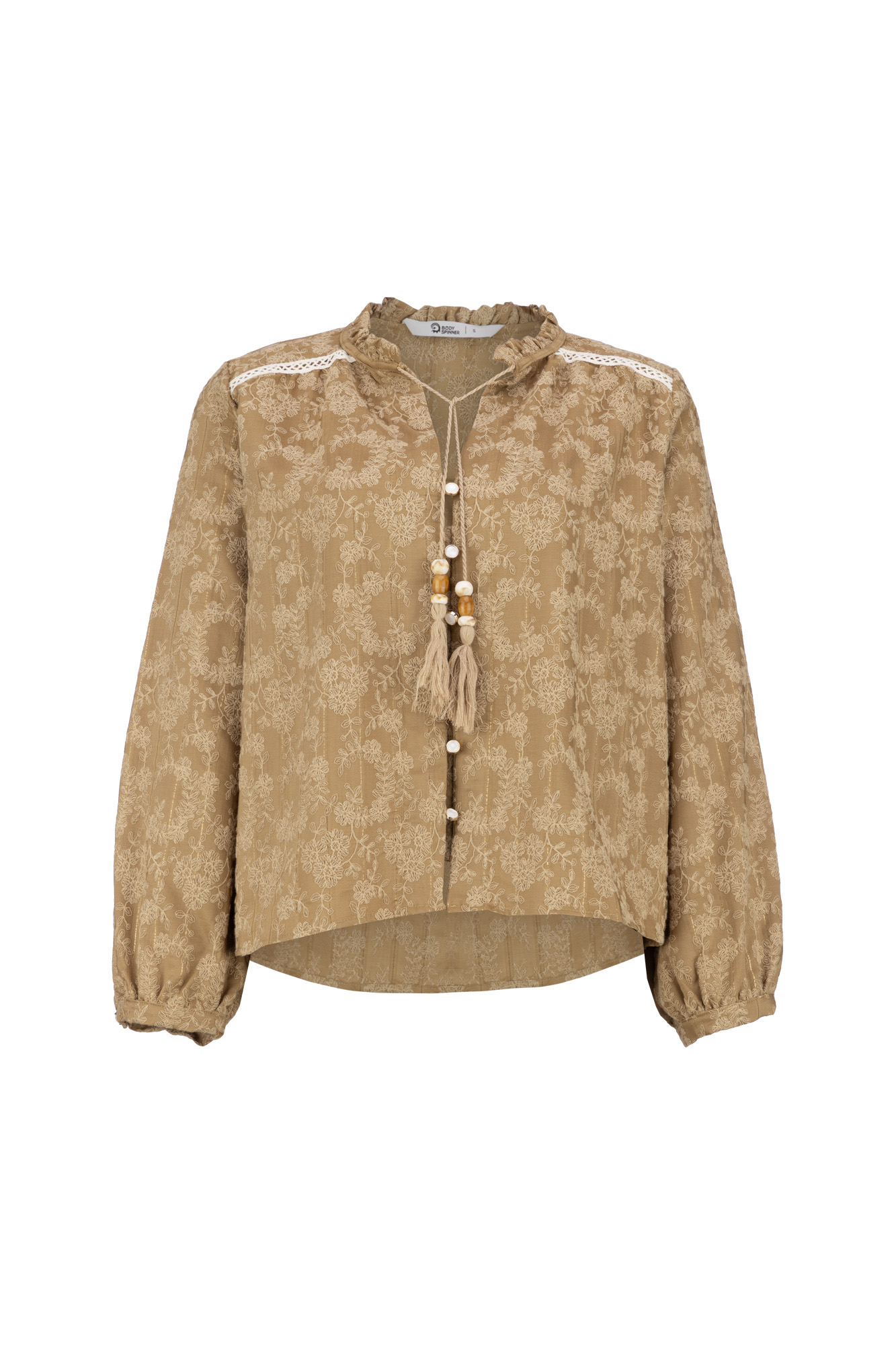 شومیز آستین بلند طرحدار