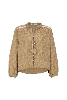 شومیز آستین بلند طرحدار