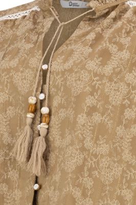 شومیز آستین بلند طرحدار