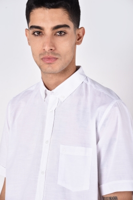 پیراهن آستین کوتاه یقه دار