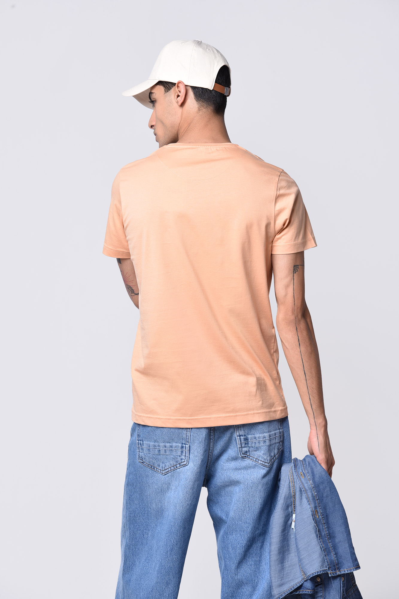 تیشرت آستین کوتاه یقه گرد بیسیک