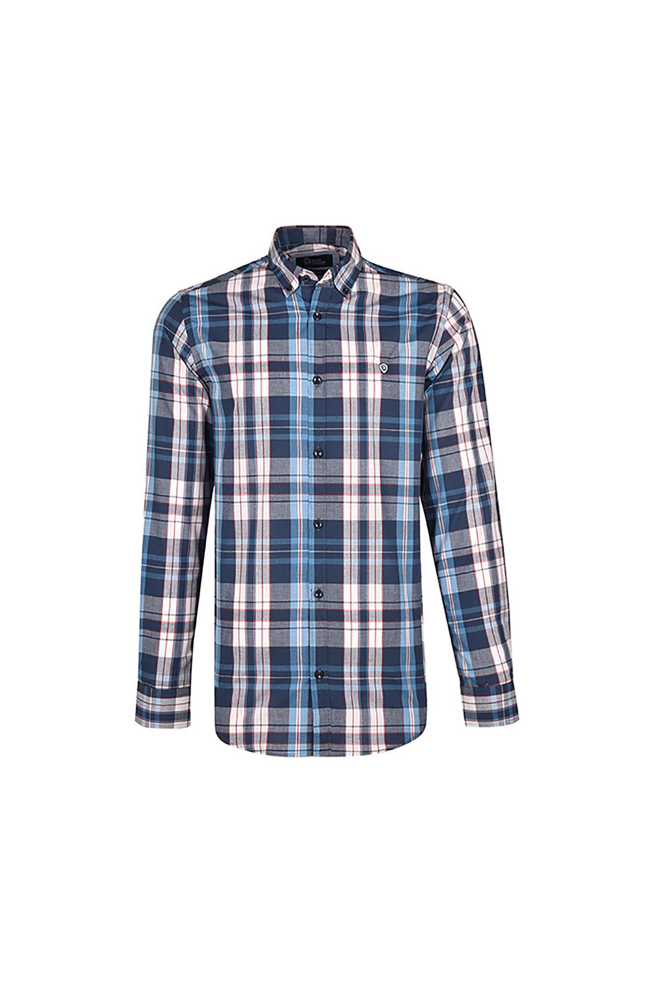 پیراهن آستین بلند یقه دار