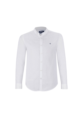 پیراهن آستین بلند یقه دار