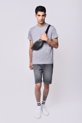 تیشرت آستین کوتاه یقه گرد بیسیک