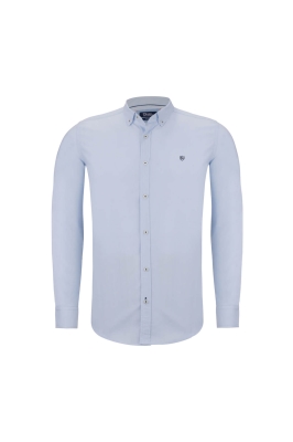 پیراهن آستین بلند یقه دار