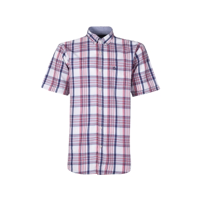 پیراهن آستین کوتاه چهار خانه