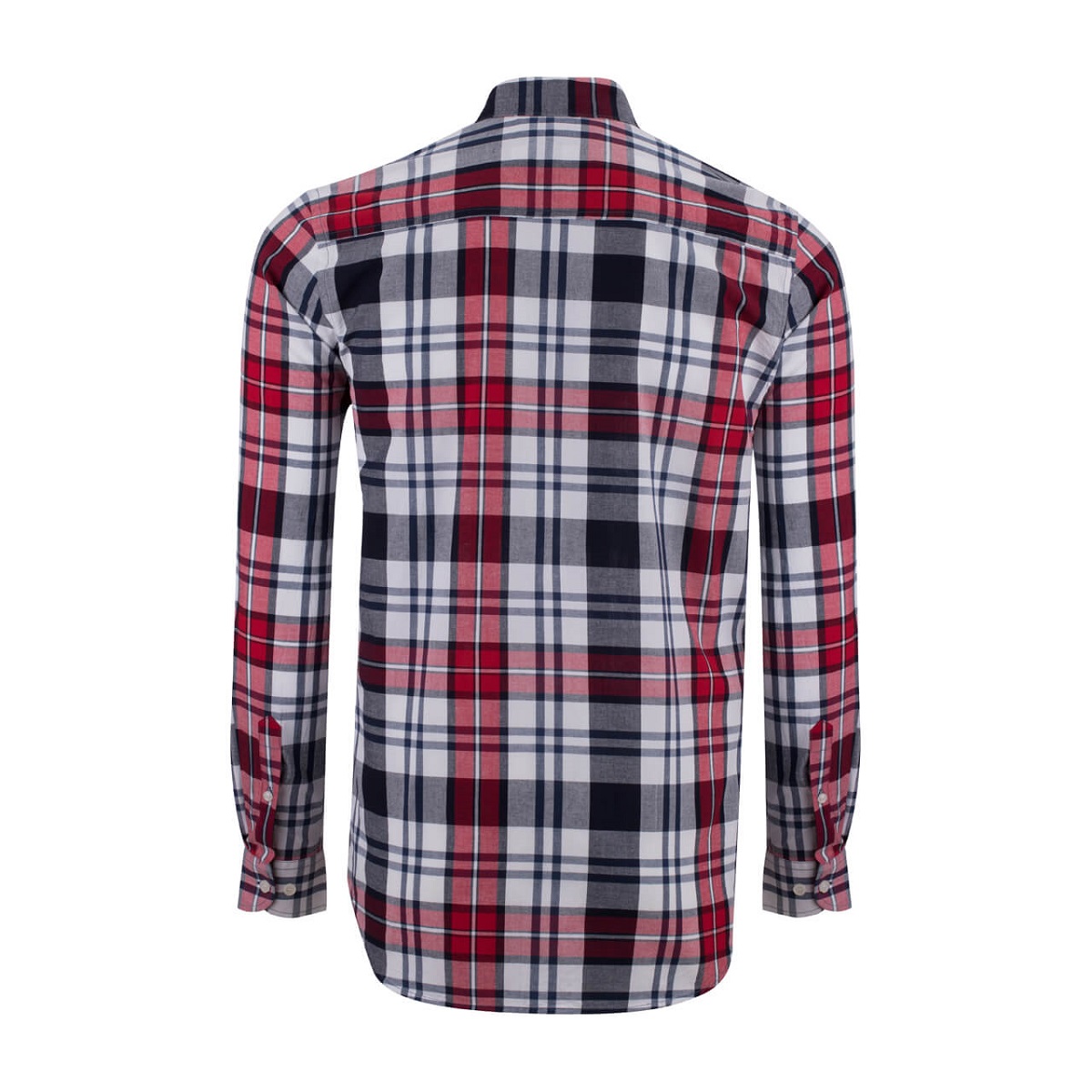 پیراهن چهارخونه آستین بلند