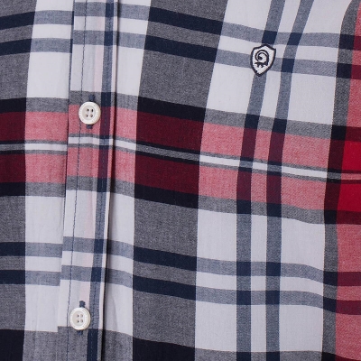 پیراهن چهارخونه آستین بلند