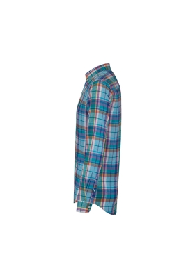 پیراهن چهارخونه آستین بلند