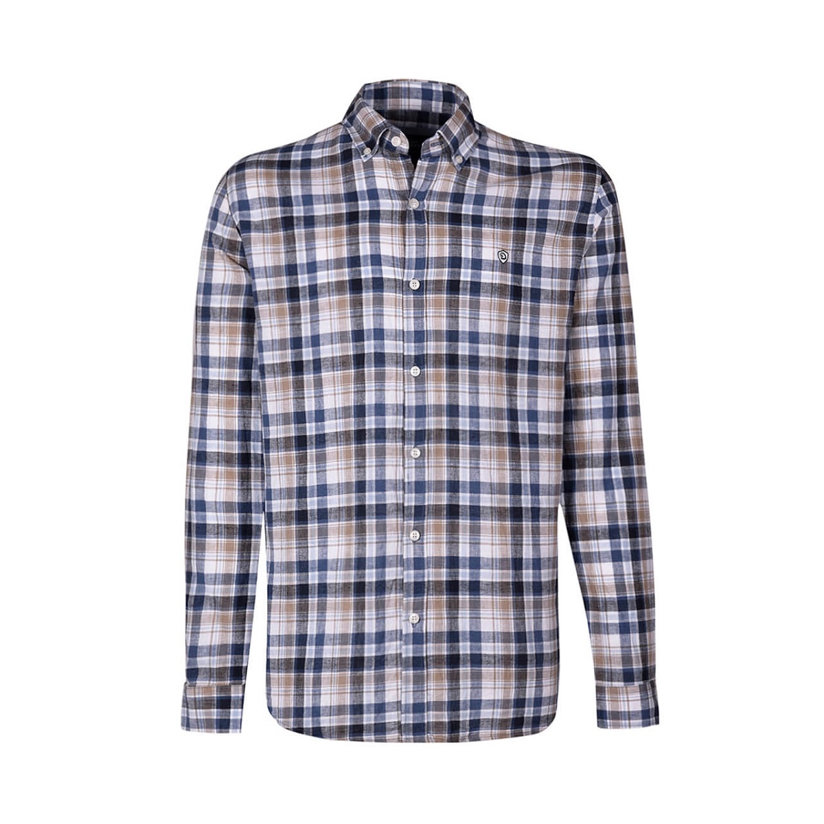 پیراهن چهارخونه آستین بلند