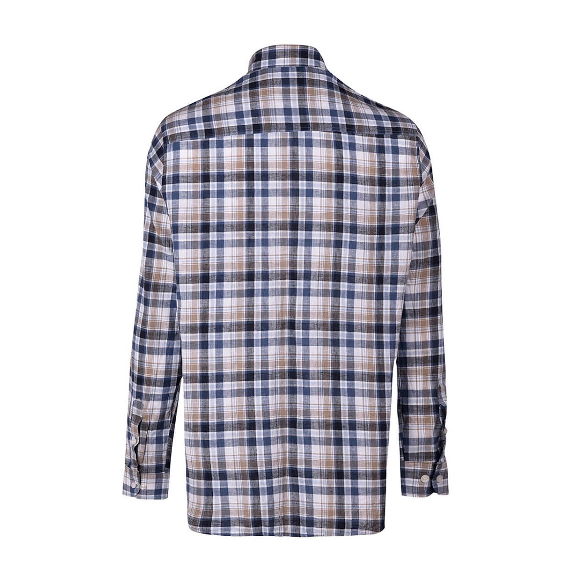 پیراهن چهارخونه آستین بلند